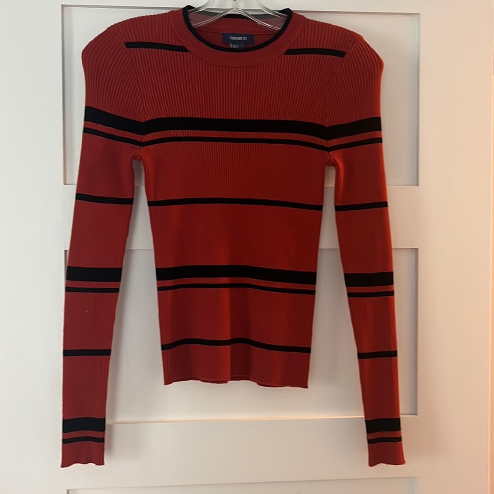 Knit ribbed top